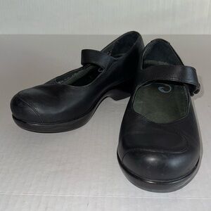 Dansko Abby Black Mary Jane Clogs